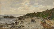 Eduard Gaertner Seashore Spain oil painting artist